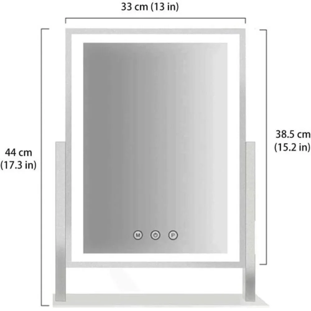 Lighted Makeup Mirror, Hollywood Vanity Mirror with Lights, Three Color